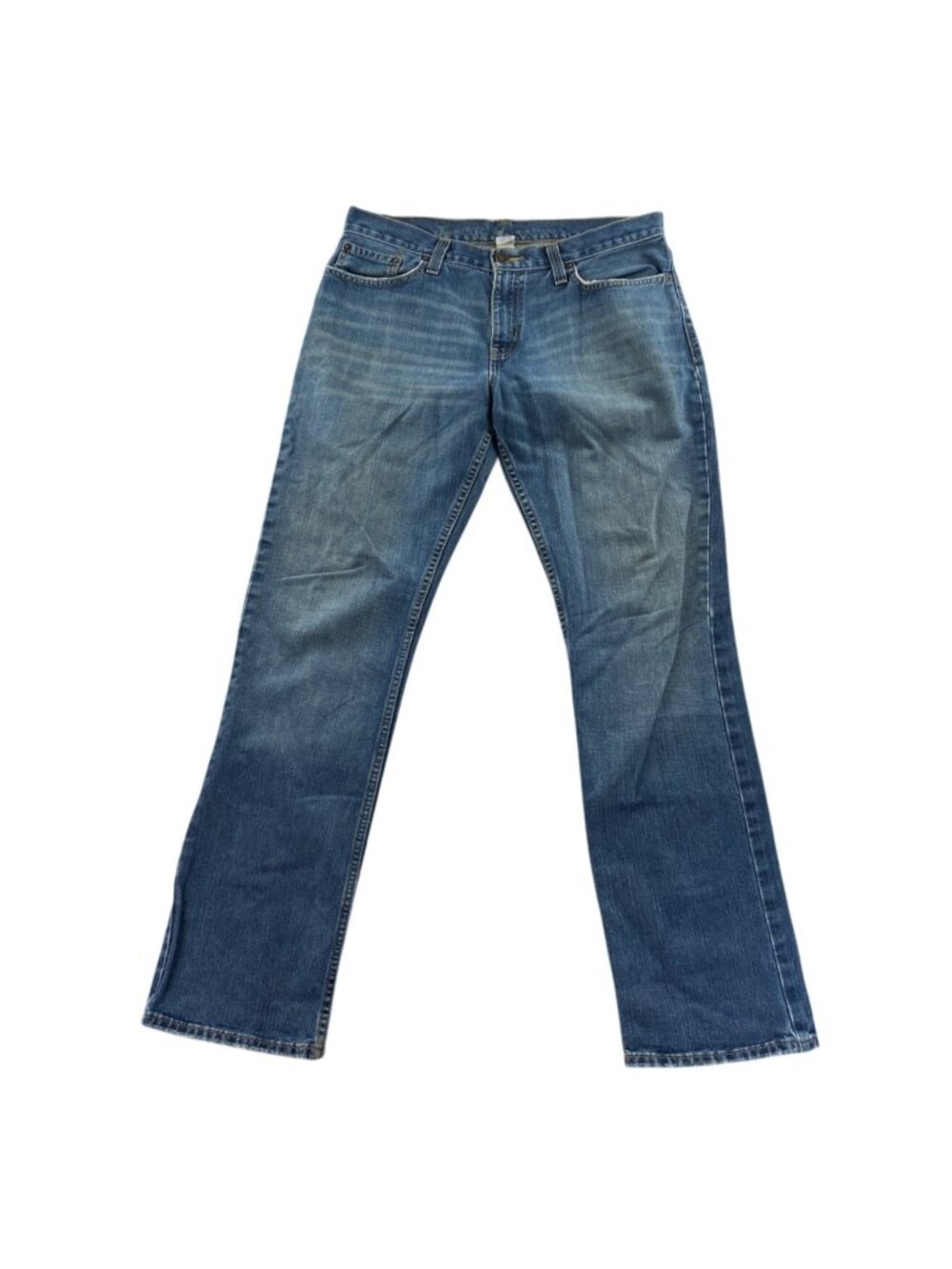 Roebuck & Co Slim Straight  Jeans Mens 34x34 Blue Denim 100% Cotton Classic